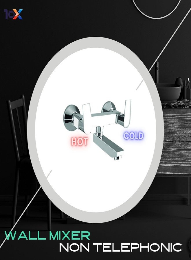 10X Brass Wall Mixer AR-9011 Non-Telephonic for Bathroom/Wall Mounted Chrome Plated - Image 5